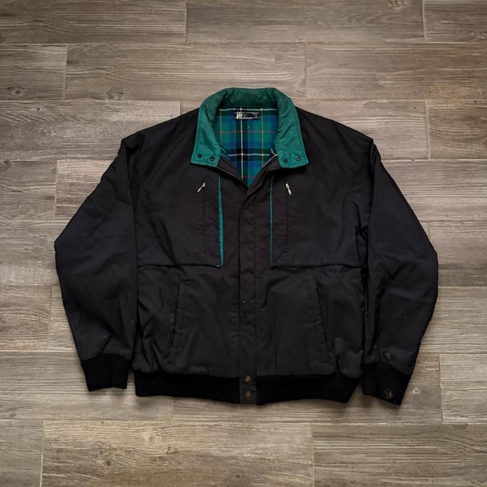 90s Lobo Pendleton plaid lined jacket size XL